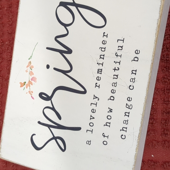 💐 Wooden Spring Sign - Picture 2 of 5